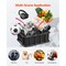Vevor Rear Bike Basket Medium Bicycle Basket Cargo Net Rainproof Cover Liner TX-SS-02 - alternate 7