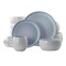 Elama Mocha 16 Piece Stoneware Dinnerware Set in Blue EL-MOCHABLUE - alternate 1