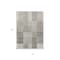 Homeroots 3' X 5' Beige Ivory And Taupe Striped Washable Indoor Outdoor Area Rug 613151 - alternate 6