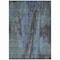 Homeroots 5' X 8' Blue And Gray Abstract Washable Indoor Outdoor Area Rug 616137 - alternate 6