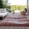 Homeroots 5' X 8' Blush And Brown Abstract Washable Indoor Outdoor Area Rug 604960 - alternate 7