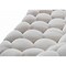 Homeroots 105" White Fabric Curved Sofa 719427 - alternate 6
