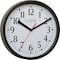 La Crosse Technology 8'' Black Basics Analog Wall Clock 404-3020B - alternate 4