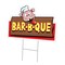 Signmission Bar-B-Que Pig Die Cut Yard & Stake outdoor plastic coroplast window, C-DC-1824-Bar-B-Que Pig19 C-DC-1824-Bar-B-Que Pig Sign19 - alternate 1