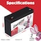 Energizer EN12-6, 6 Volt 12 Amp Hr, Long Lasting Sealed Lead Acid AGM Rechargeable Battery EN4098456 - alternate 5