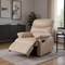 Homeroots 35" Light Brown Microfiber Manual Recliner 285825 - alternate 3