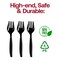 Smarty Had A Party Black Disposable Plastic Serving Forks 150 Forks, 150PK 2651-B-CASE - alternate 7