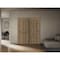 Sartodoors Sliding Closet Bypass Doors 84 x 84 inches, BASIC 3001 Caramel Oak, Rails Hardware Set, Wood Soli BASIC3001DBD-NATUR-8484 - alternate 5