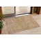 Homeroots 3' X 5' Coral And Copper Oriental Washable Indoor Outdoor Area Rug 631143 - alternate 1