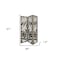 Homeroots 67" Gray Solid WoodFolding Three Panel Screen Room Divider 376794 - alternate 3