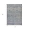 Homeroots 3' X 5' Plum And Silver Oriental Washable Indoor Outdoor Area Rug 631131 - alternate 8