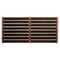 Kings County Tools Wooden Door Mat Boot Brush Scraper Outdoor Mat Front Doormat w/ Built-In PVC Shoe Cleaner Brush GW36E01-01 - alternate 9