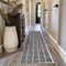 World Rug Gallery Bohemian Stripe Lines Shag Runner Rug 2 ft 3 in x 12 ft White WR128WHITE2X12 - alternate 1