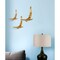 Homeroots Set of Three Gold Resin Diving Man Hanging Dimensional Sculpture, 3PK 332362 - alternate 5