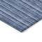 Homeroots 5' X 8' Denim Blue And Ivory Striped Washable Indoor Outdoor Area Rug 615044 - alternate 8