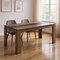 Homeroots 55" Brown and Black Wood Dining Table 568202 - alternate 6