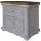 Homeroots 27" Gray One Drawer Nightstand 527066 - alternate 6