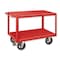 Pucel Extra Heavy Duty Shop Truck, 24 in W x 60 in D x 36 in H, Light Blue ET-2460-2S - alternate 1