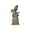 Homeroots Set of Two 11" Blue and Green Polyresin Christmas Figurine Tabletop Sculpture, 2PK 518087 - alternate 5