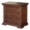 Homeroots 32" Brown Solid Wood Three Drawer Nightstand 527049 - alternate 1