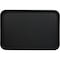Unbranded 15.75'' x 23.5'' Black Recycled Plastic Rectangular Boot Tray KS151(ST) - alternate 2