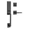 Kwikset Matte Black Entry Handleset KW1 1 3/4 in. 98180-015 - alternate 1