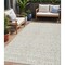 Homeroots 5' X 8' Ivory And Beige Southwestern Washable Indoor Outdoor Area Rug 594173 - alternate 1