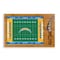Picnic Time Family Of Brands NFL Los Angeles Chargers - Football Field - Icon Glass Top Cutting Board & Knife Set 910-00-505-344-2 - alternate 3