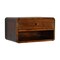 Homeroots 18" Brown Solid Wood One Drawer Floating Nightstand 651474 - alternate 14