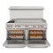 Koolmore 60 in. Dual Oven Commercial Range with 48 in. Griddle and 2 Burners in Stainless-Steel KM-CRG482-NG - alternate 8