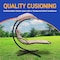 Serenelife Outdoor Hanging Curved Steel Chaise Lounge Swing Chair w/a Built-in Pillow and Removable Canopy UV SLHNGCH44 - alternate 5