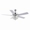 Jonathan Y Mandy 52" 3-Light Glam Classic Crystal Dome Shade LED Ceiling Fan With Remote, Chrome JYL9610B - alternate 11