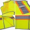 Dome75 Safety Vest, Mesh, HiVis Yellow/HiVis Orange Contrast, Size SM/MD DV2123BA - alternate 7
