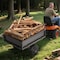 Vevor Steel Dump Cart 10 Cu. Ft 500LB for ATV/UTV Trailer Tow Behind Heavy Duty BTC002D - alternate 4