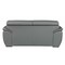 Homeroots 69in Gray And Silver Faux Leather Loveseat 329528 - alternate 6