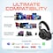 Delton Wireless Active Noise Cancelling Bluetooth Stereo Computer Headphone/Headset, Black M320 - alternate 8