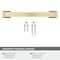 Amerock Candler 5-1/16 inch 128mm Center-to-Center Champagne Bronze Cabinet Pull BP29363CZ - alternate 5