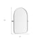 Homeroots 36" Silver Arch Iron Framed Bathroom Vanity Mirror 565056 - alternate 5