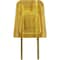 Satco Quick Connect Plug Polarized 18/2 SPT-2 6A-125V Gold Finish 90/2617 - alternate 2
