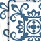 Homeroots 7" X 7" Teal And White Mosaic Peel And Stick Removable Tiles 399838 - alternate 4