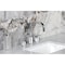 Kingston Brass Widespread Bathroom Faucet with Knurled Handle and Brass Pop-Up, Polished Chrome FSC8931KNL - alternate 5