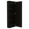 Homeroots Dark Brown Ten Pair Wall Mounted WoodShoe Rack 478444 - alternate 4
