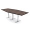 Skutchi Designs 8ft Hexagon Conference Table With Power | Harmony Series | 8 Person Meeting Room Table HAR-HEX.IR-48X96-T-H3041-NA - alternate 1