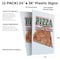 Signmission Pizza By The Slice, Plastic Signs Only 24 Inch x 36 Inch, Corrugated Plastic, 2PK CSB-2436-2PACK-Pizza By The Slice - alternate 2