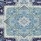 Homeroots 3' X 5' Navy Blue Ivory And Black Oriental Washable Indoor Outdoor Area Rug 600168 - alternate 8