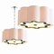 Jonathan Y Coquille 4-Light 20" Adjustable Scalloped Shade Metal LED Pendant, Chrome/White JYL9504A - alternate 11