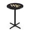 Holland Bar Stool Co 42" Blk Wrinkle Wake Forest Pub Table, 36" dia. Top L211B4236WakeFr - alternate 1
