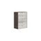 Homeroots 31" Chestnut And Light Gray Wood Five Drawer Gentlemens Chest 714479 - alternate 1