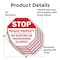 Signmission Stop Private Property No Hunting or, 4 inch X 4 inch, Vinyl Decal, 5PK OC-D-5PACK-4-165 - alternate 4