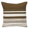 Homeroots 18" Brown And White Cotton Striped Throw Pillow 529234 - alternate 6